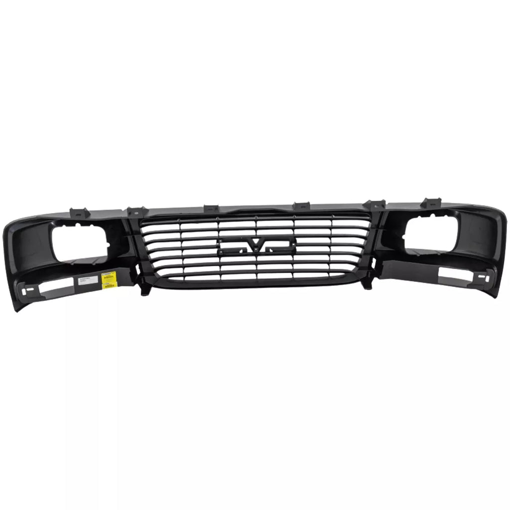 Front Grille Assembly Black Plastic For 2003-2023 GMC Savana 1500 2500 3500