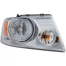 Load image into Gallery viewer, Front Headlights W/Bulbs Chrome For 2004-2005 Ford F-150 Truck