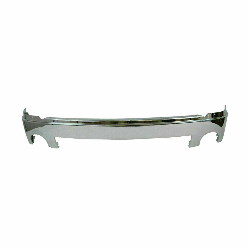 Front Bumper Chrome & Valance Textured Kit For 2007-2013 GMC Sierra 1500