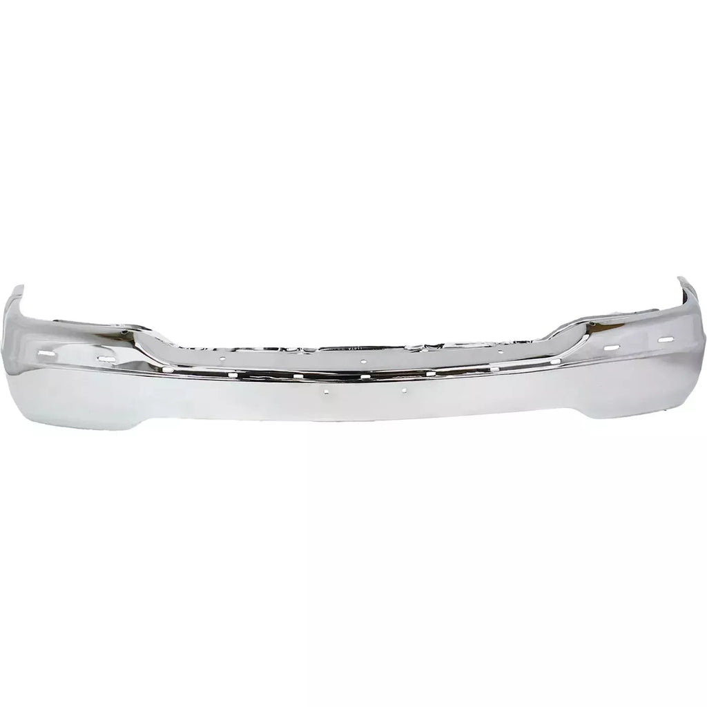 Front Bumper Chrome & Lower Valance Textured Kit For 1999-2002 GMC Sierra / 2000-2006 Yukon