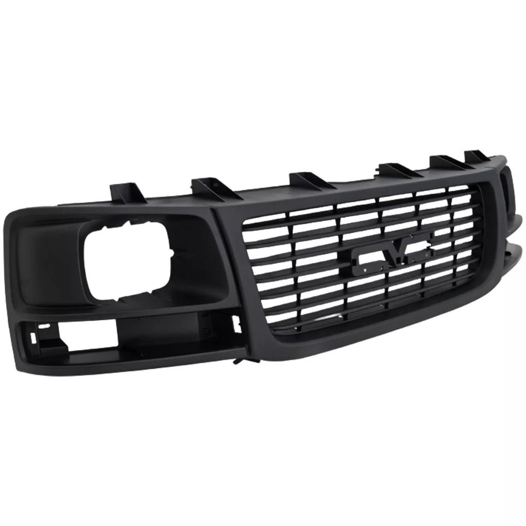 Front Grille Assembly & Headlights Assembly Kit For 2003-2023 GMC Savana 1500 2500 3500