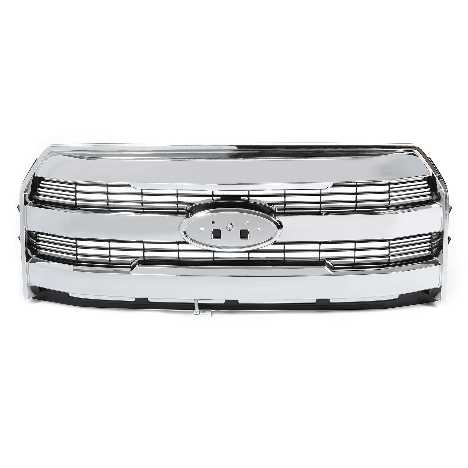 Kit Replacement for 2015–2017 Ford F-150, Front Bumper Chrome & Fog Lights Assembly Kit | OEM Fit