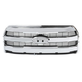 Kit Replacement for 2015–2017 Ford F-150, Front Bumper Chrome & Fog Lights Assembly Kit | OEM Fit