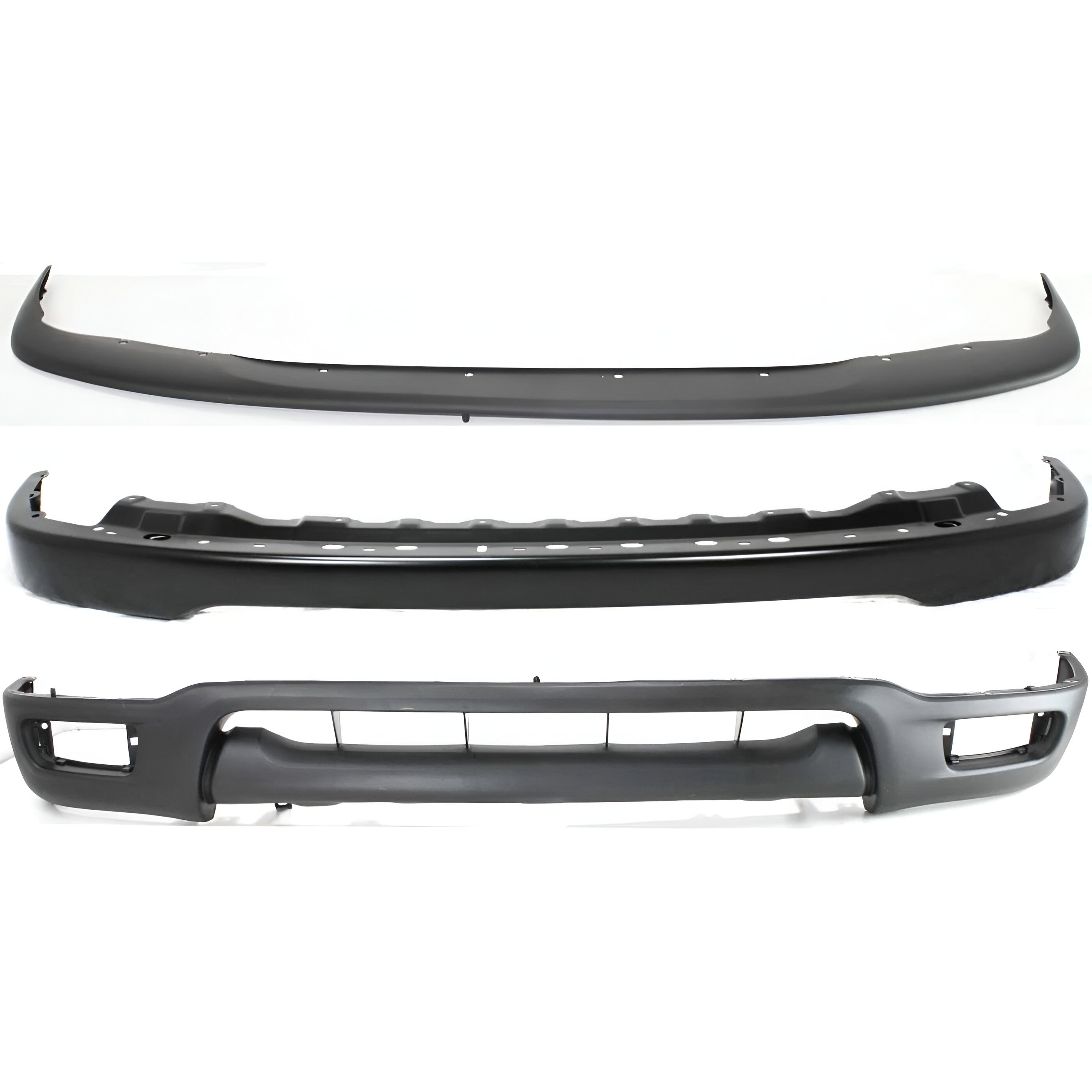 2001-2004 Toyota Tacoma Front Bumper Primed Steel & Bumper Filler Kit | OEM Fit