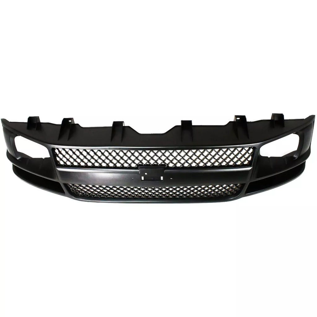 Front Bumper Primed & Grille Assembly Kit For 2003-2023 Chevrolet Express 1500 2500 3500 4500