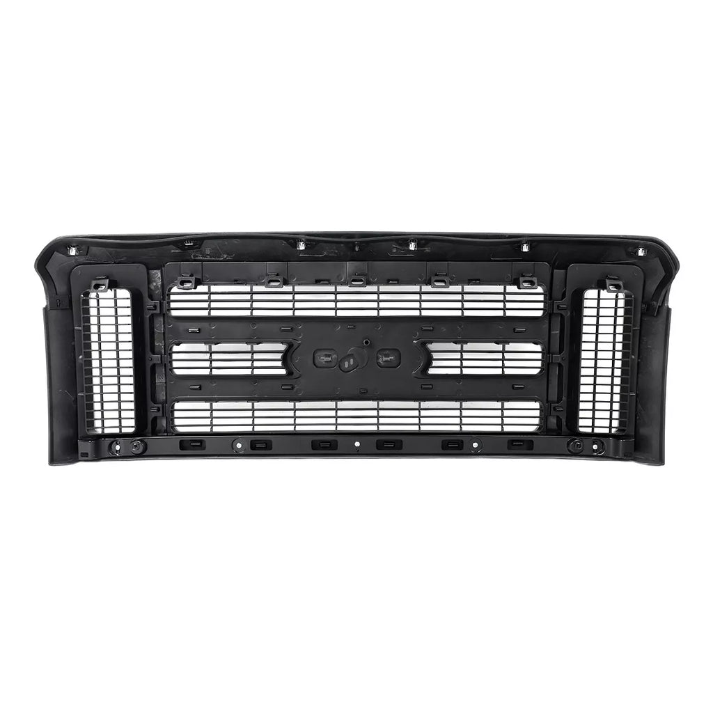 Front Bumper Chrome & Grille Assembly Kit For 2008-2010 Ford F-250 Super Duty & F-350 Super Duty