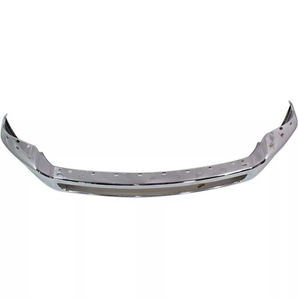 Front Bumper Chrome & Valance Textured Kit For 2011-2016 Ford F-250 Super Duty and 350