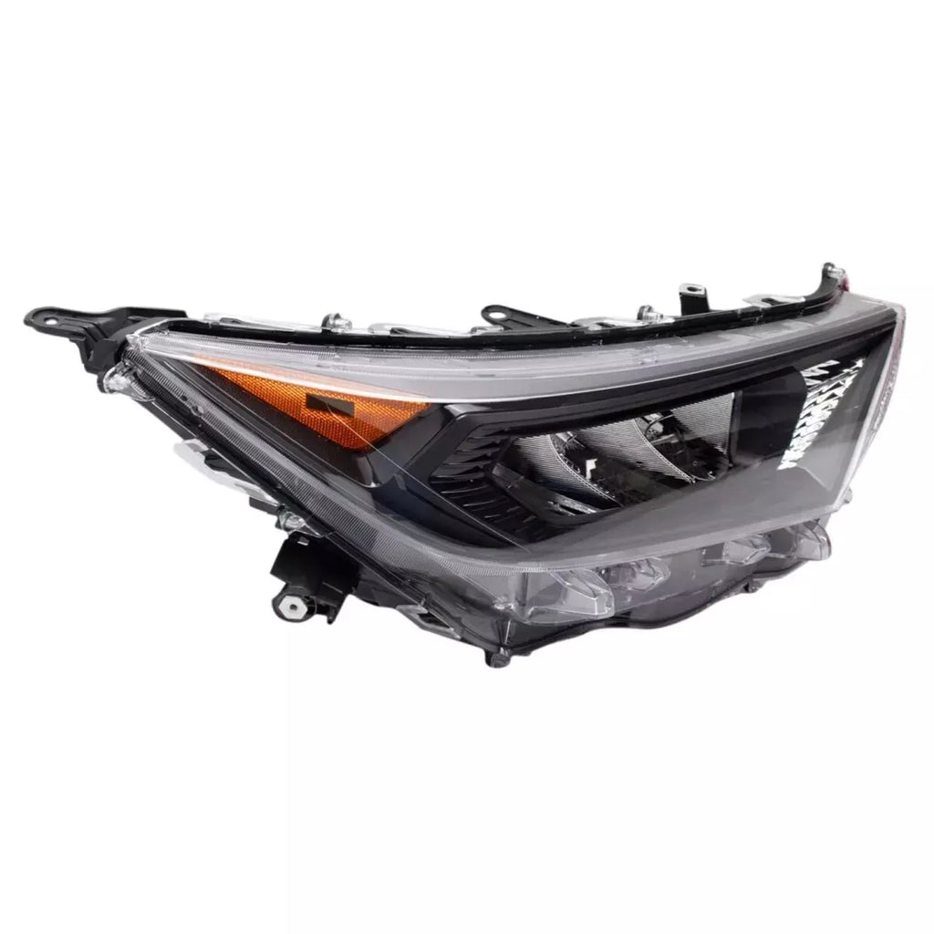 Front Bumper Cover Fascia Primed & Grille Assembly Kit For 2019-2021 Toyota RAV4