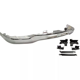2003–2006 GMC Sierra 1500 1500HD Front Bumper Chrome Steel Kit with Brackets | OEM Fit