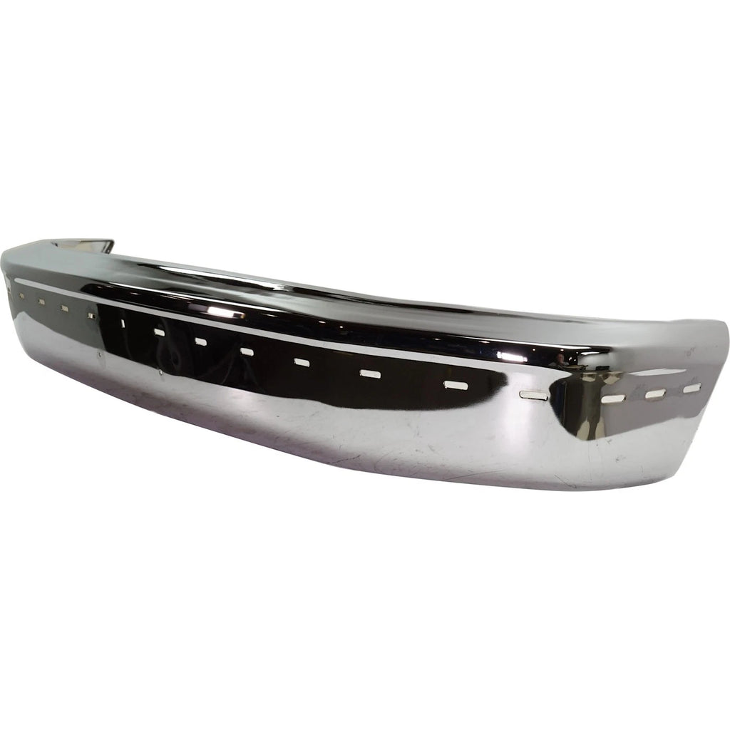 1992-1997 Ford F-150 F-250 F-350 Fits Bronco Front Bumper Chrome Steel | OEM Fit