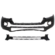 Load image into Gallery viewer, 2016-2023 Toyota Tacoma Front Bumper Cover Kit Primed Plastic With Fog Light Holes | OEM Fit
