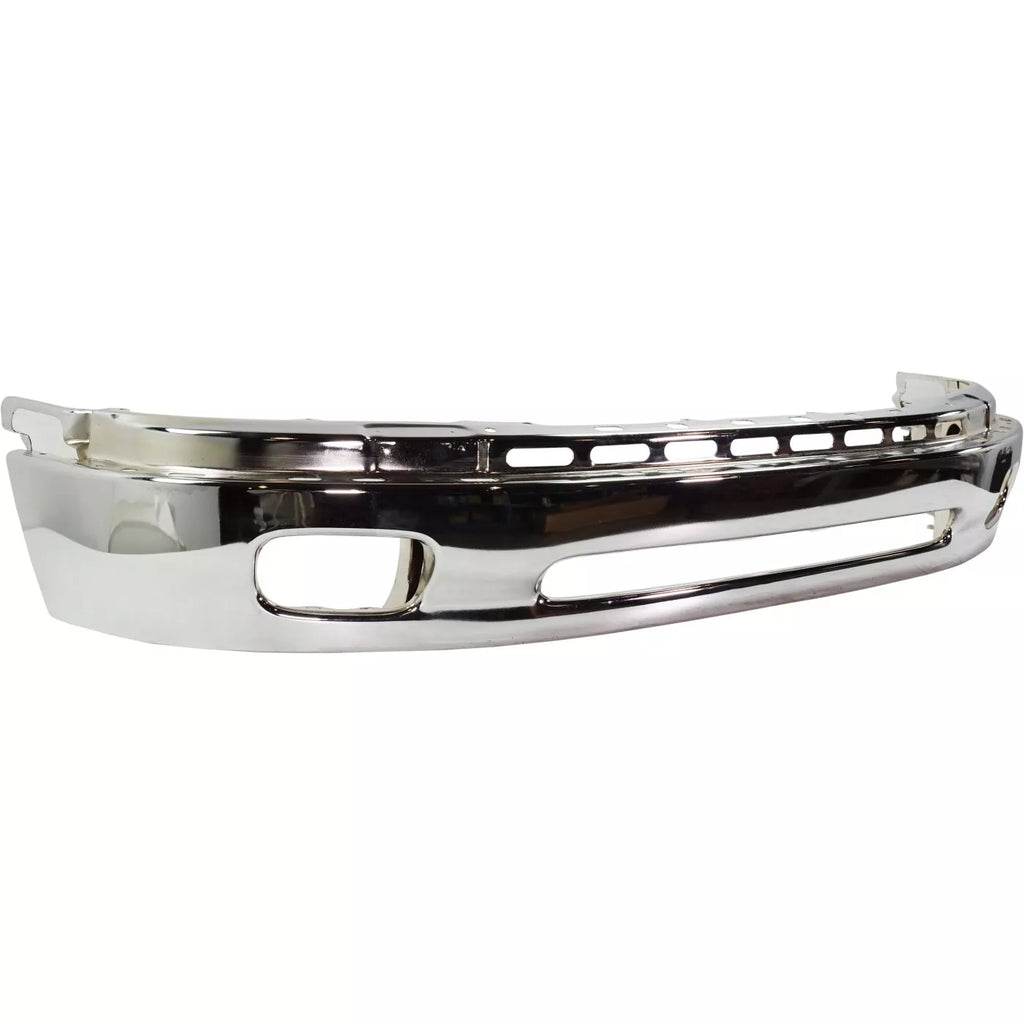 Front Bumper Chrome Steel & Valance Textured Kit For 2000-2006 Toyota Tundra