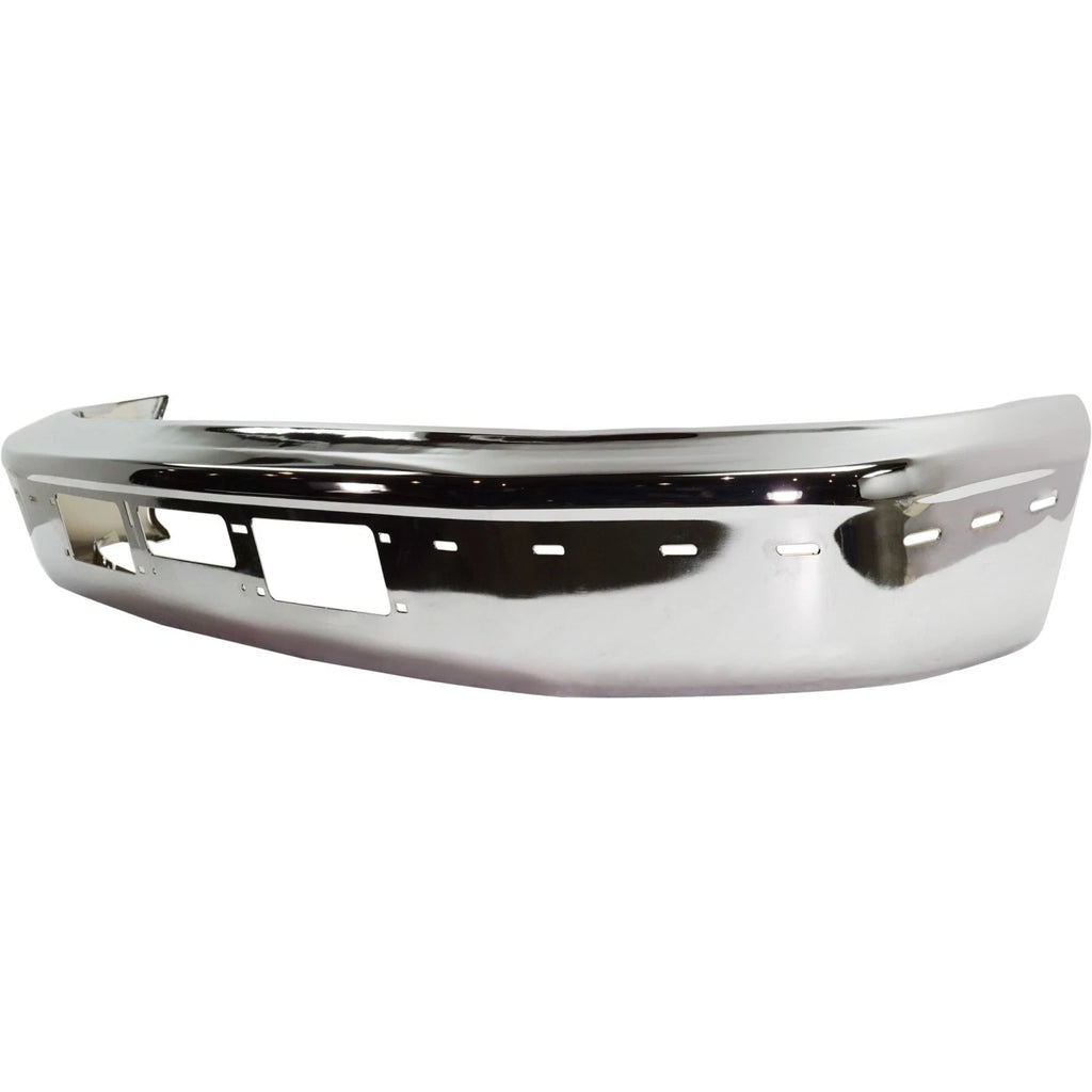1992-1997 Ford F-150 F-250 F-350 Fits Bronco Front Bumper Chrome Steel | OEM Fit