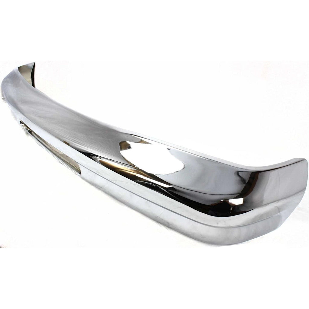 1992-2007 Ford E150 E250 E350 E450 E550 Front Bumper Chrome Steel | OEM Fit