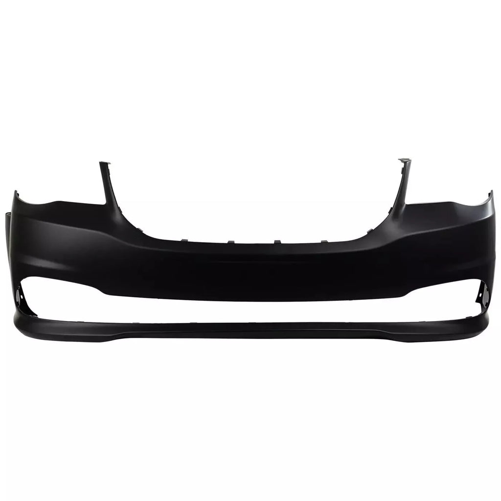 Front Bumper Cover Primed & Headlights Assembly Kit For 2011-2020 Dodge Grand Caravan