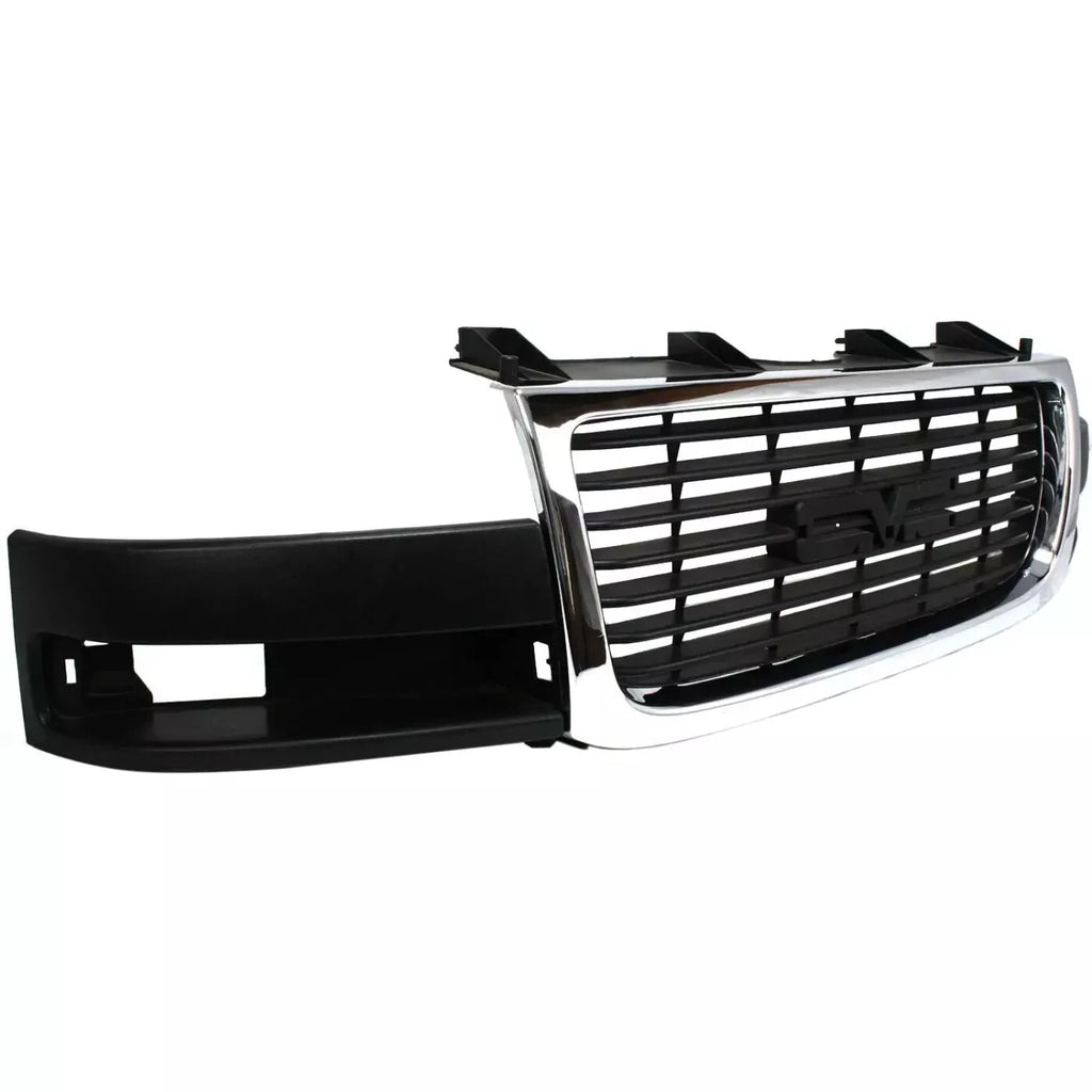 Front Grille Chrome & Headlight Kit For 2003-2023 GMC Savana 1500 2500 3500 4500