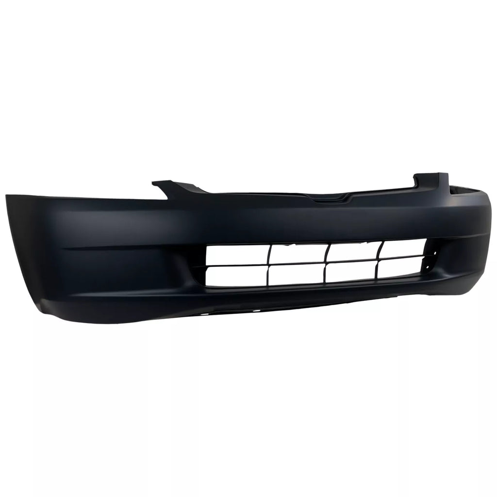 Front Bumper Cover Primed & Headlight Assembly Kit For 2003-2005 Honda Accord