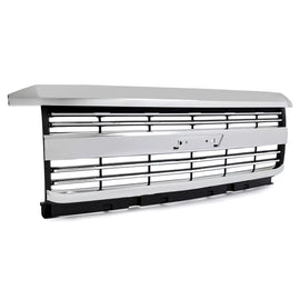 8-Pcs Kit for 2015–2019 Chevrolet Silverado 2500 & 3500 HD – Front Bumper & Headlights Chrome Finish, OEM Fit
