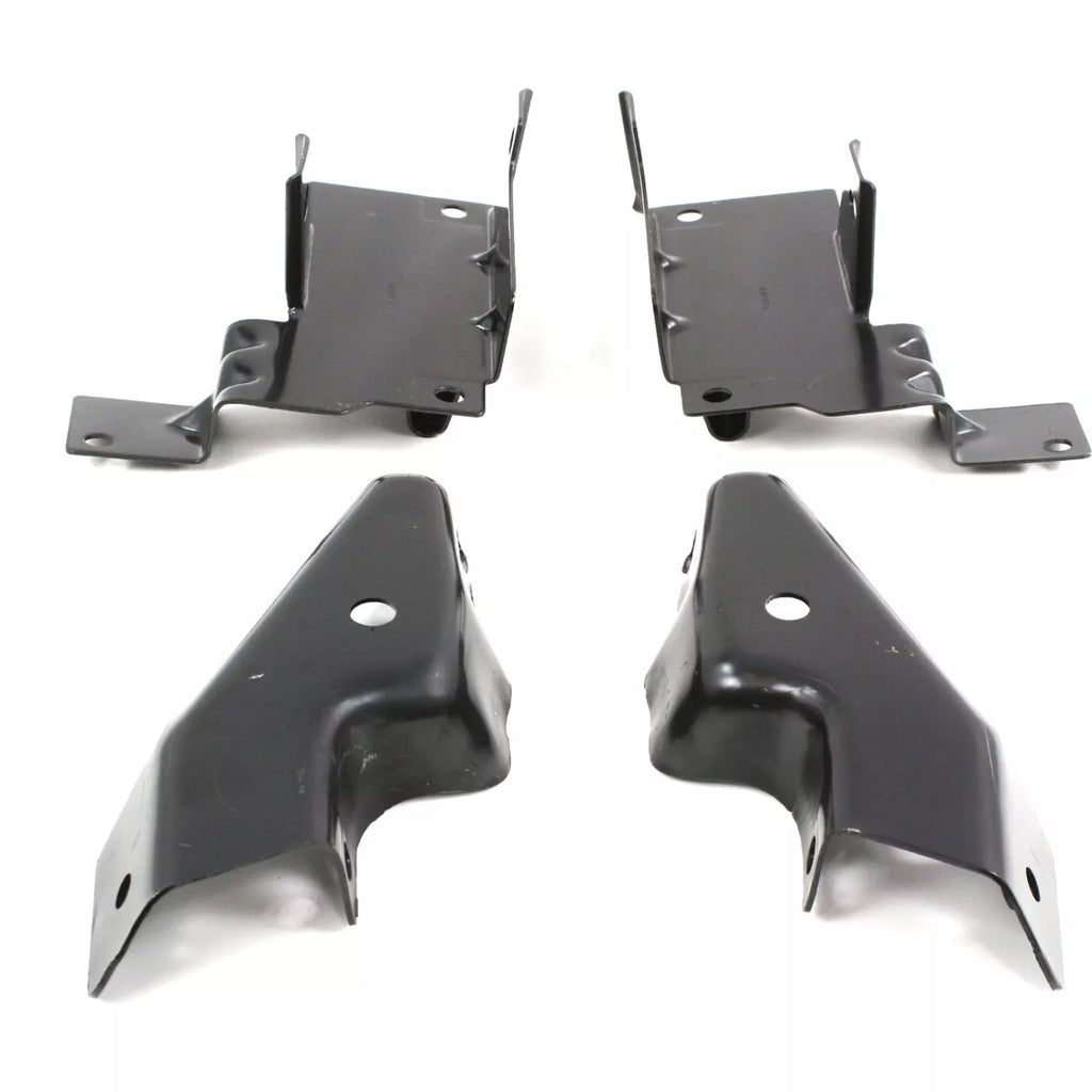 Front Bumper Bracket Black Metal For 2003-2007 Chevrolet Silverado 1500