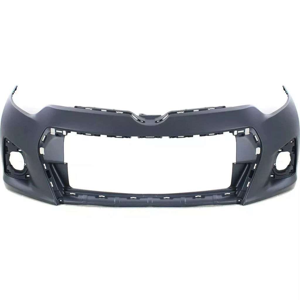 Front Bumper Cover Paintable & Headlight Assembly For 2014-2016 Toyota Corolla