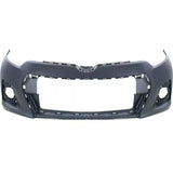 2014-2016 Toyota Corolla Front Bumper Cover Paintable & Fog Lights Assembly | OEM Fit