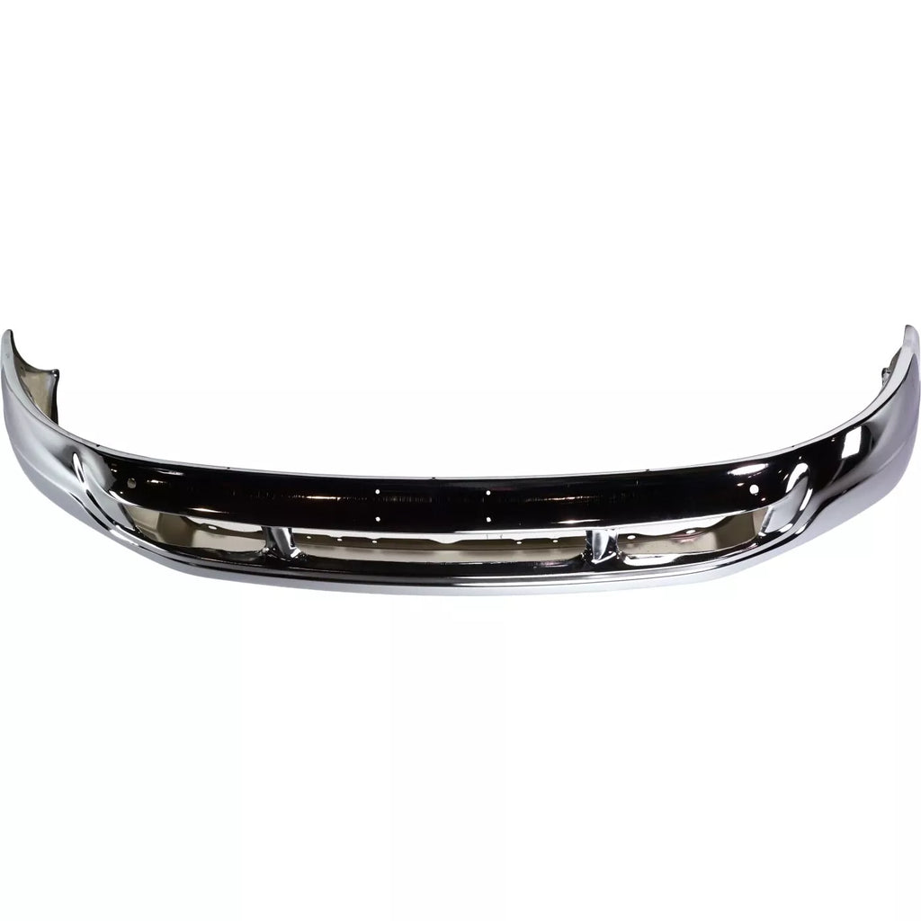 Front Bumper Chrome Steel 1999-2004 Ford F-250 Super Duty F-350 Super Duty F-450 F-550