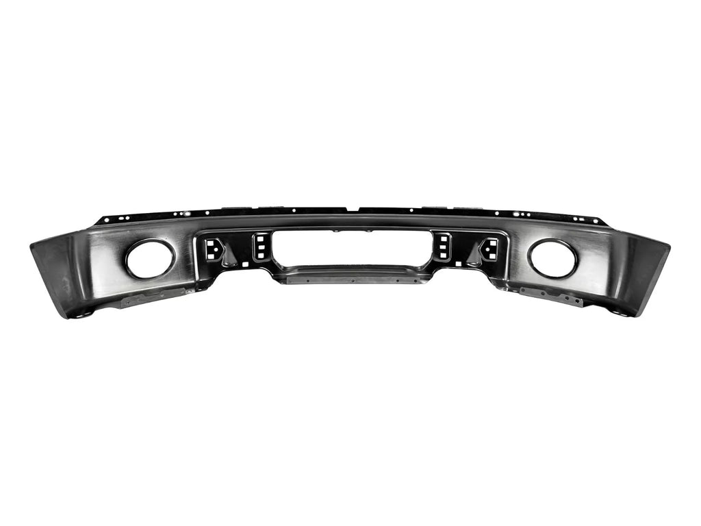 Front Bumper Face Bar Chrome Steel & Valance Textured Black Kit For 2009-2014 Ford F-150