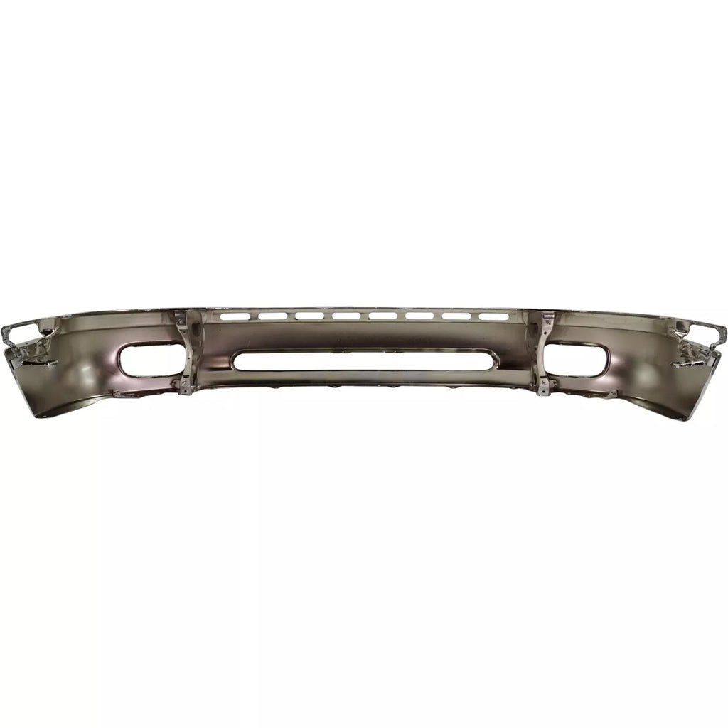 Front Bumper Face Bar Chrome Steel w/ Fog Light Holes For 2000-2006 Toyota Tundra