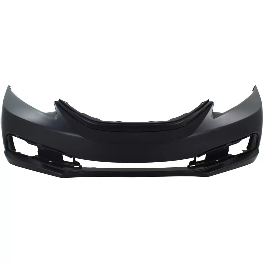 Front Bumper Cover Primed & Fog Lights Assembly Kit For 2013-2015 Honda Civic