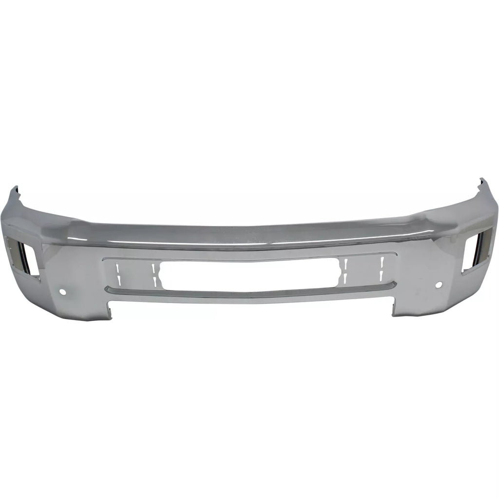 Front Bumper Chrome Steel 2015-2019 Chevrolet Silverado 2500 HD