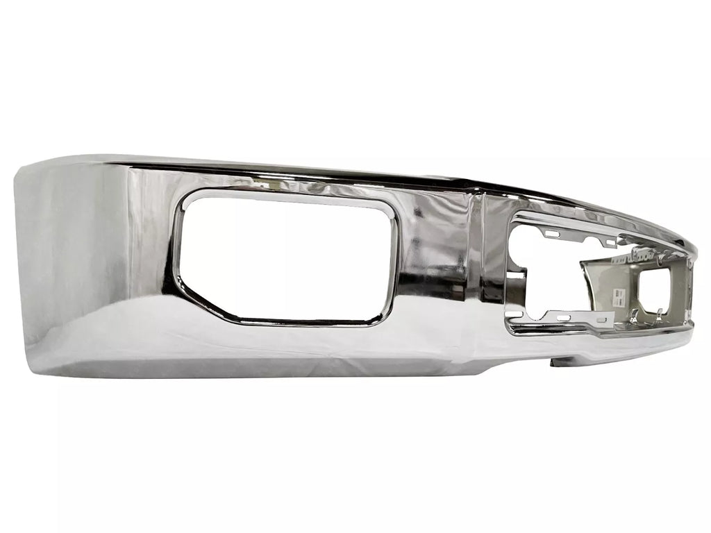 Front Bumper Chrome & Lower Valance Textured Kit For 2015-2017 Ford F-150 Truck