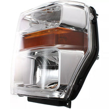 Load image into Gallery viewer, Front Headlights W/Bulbs Chrome For 2008-2010 Ford F-250 Super Duty F-350 Super Duty