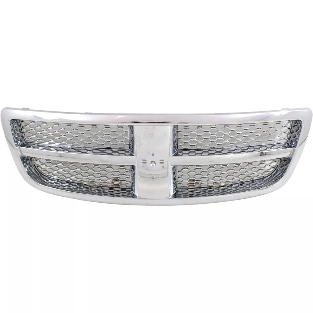 Front Grille Chrome Plastic For 2011-2012 Ram 1500 2009-2010 Dodge Ram 1500