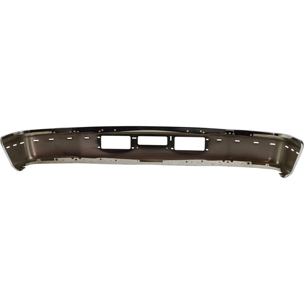 1992-1997 Ford F-150 F-250 F-350 Fits Bronco Front Bumper Chrome Steel | OEM Fit