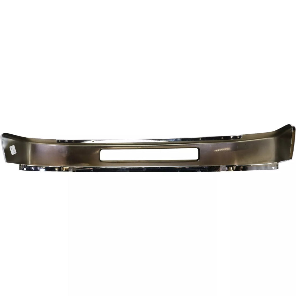 Front Bumper Face Bar Chrome Steel For 2008-2019 Ford E-150 E-250 E-350 Super Duty and E-450 Super Duty