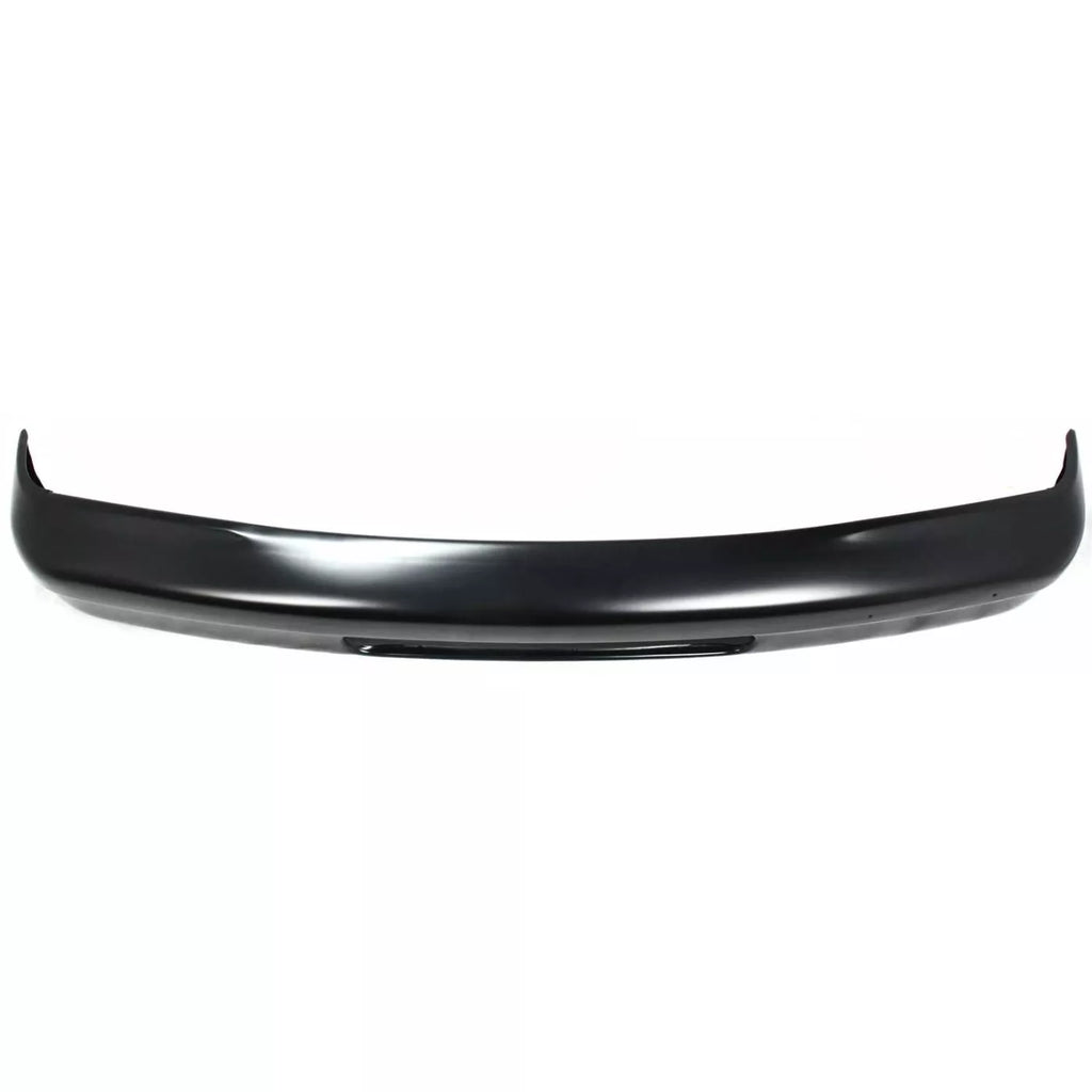 Front Bumper Black Steel 1992-2007 Ford E-150 E-250 E-350 E-450 E-550 Super Duty Bumper