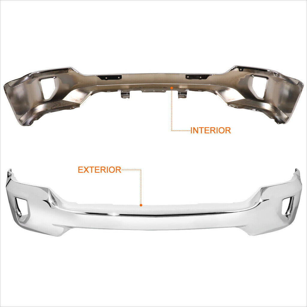 2016-2018 Chevrolet Silverado 1500 Front Bumper Chrome & Fog Lights Kit | OEM Fit