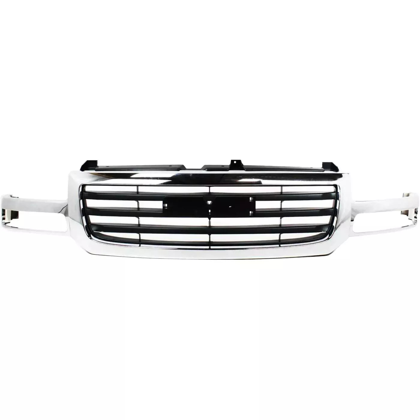 2003-2007 GMC Sierra 1500 2500 HD 3500 Front Bumper Chrome & Grille Assembly Kit | OEM Fit