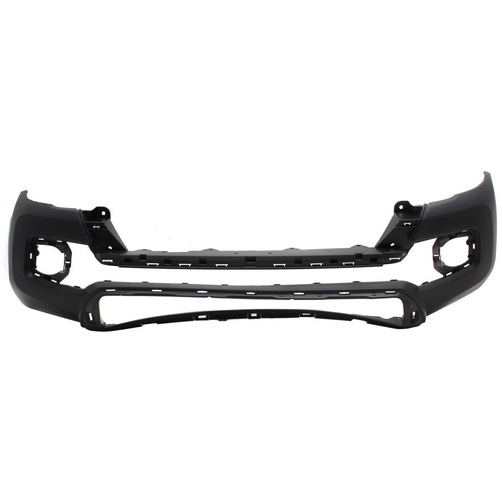 2016-2023 Toyota Tacoma Front Bumper Cover Kit Primed Plastic With Fog Light Holes | OEM Fit