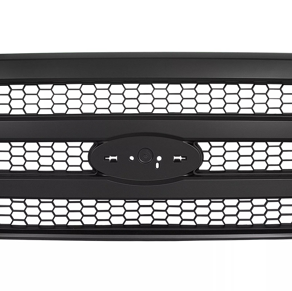 Front Grille Assembly Black Plastic For 1999-2004 Ford F-250 Super Duty