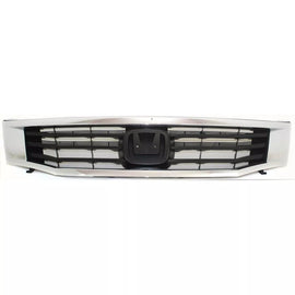 2008-2010 Honda Accord Sedan Front Bumper Cover Primed & Grille Assembly Kit | OEM Fit