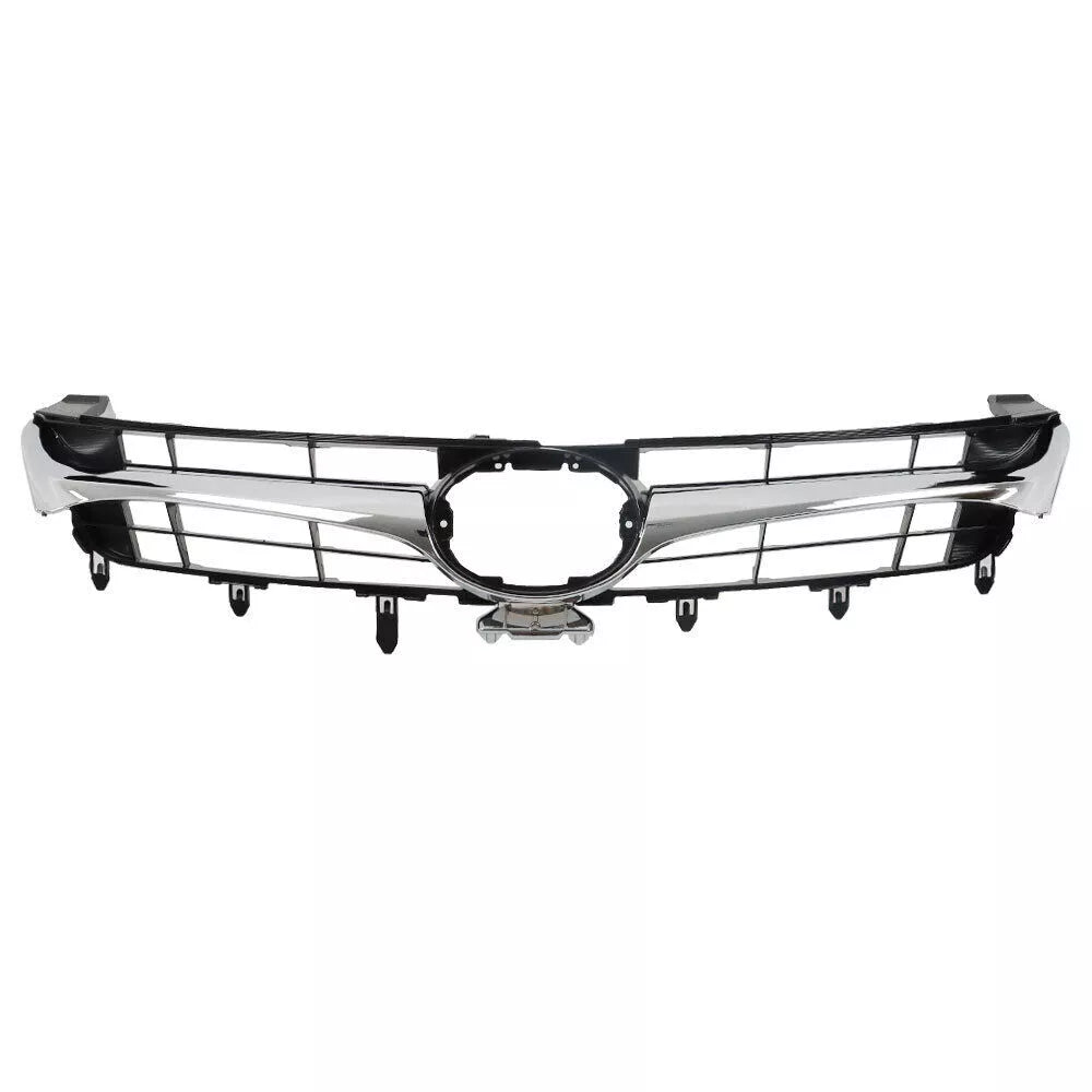 Front Bumper Cover Primed & Grille Assembly Kit For 2015-2017 Toyota Camry