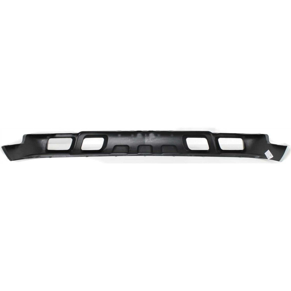 Front Bumper Face Bar Chrome & Valance Textured Kit For 2003-2007 Chevrolet Silverado 1500