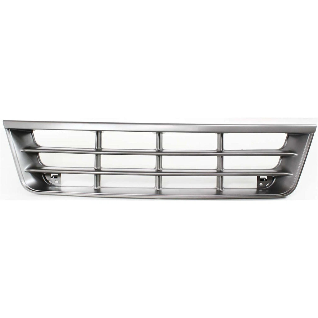 1992-1996 Ford E-150/E-350 Econoline Grille Silver Plastic | OEM Fit
