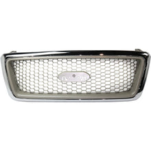 Load image into Gallery viewer, 2004-2008 Ford F-150 Grille Chrome Shell w/ Beige Insert Plastic | OEM Fit