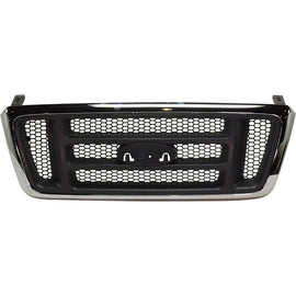 2004 Ford F-150 Grille Chrome Shell w/ Dark Gray Insert New Body Style | OEM Fit