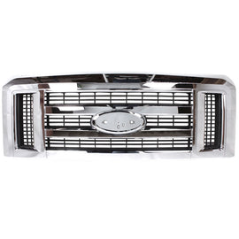 2008- 2014 ford  E- 150 Grille Assembly Chrome | OEM Fit