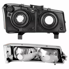 Load image into Gallery viewer, Front Headlights, Signal Lamps Chrome Plastic For 2003-2007 Chevrolet Silverado 1500