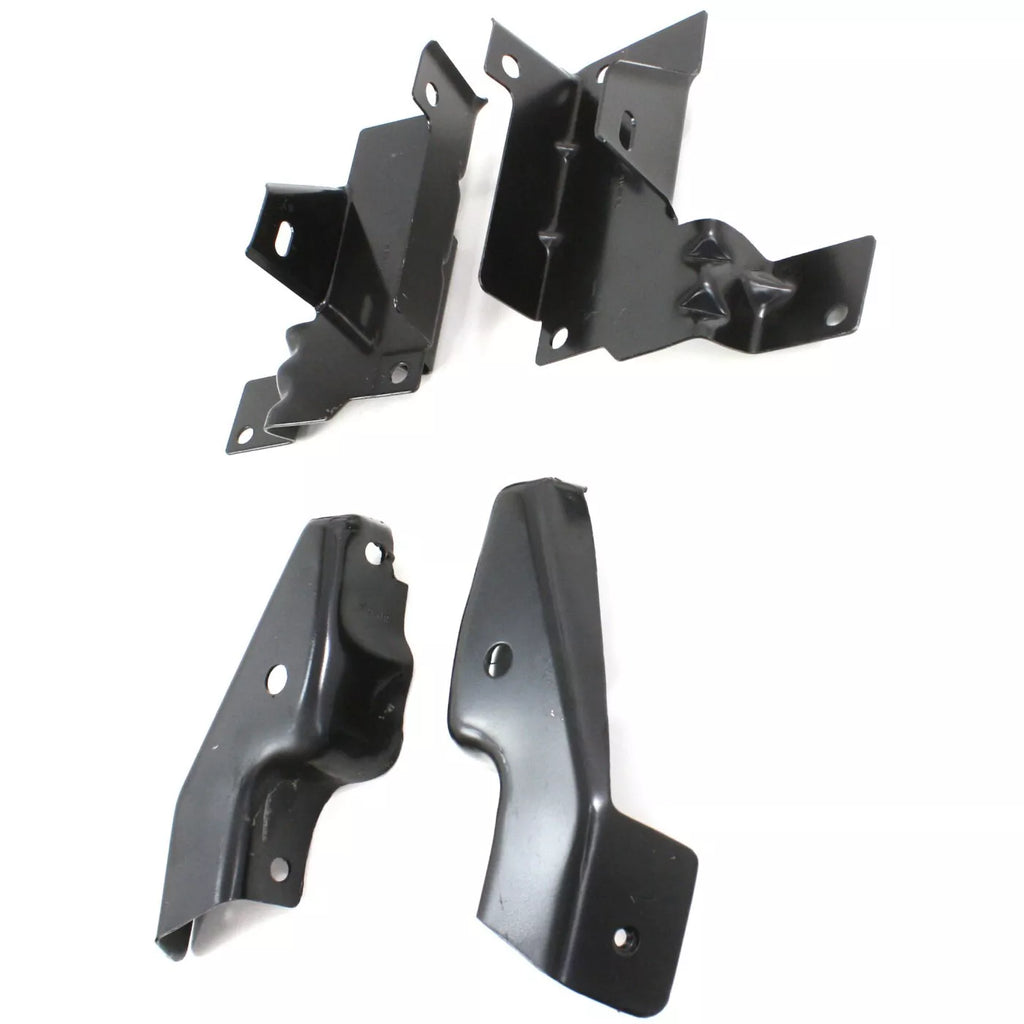 Front Bumper Bracket Black Metal For 2003-2007 Chevrolet Silverado 1500