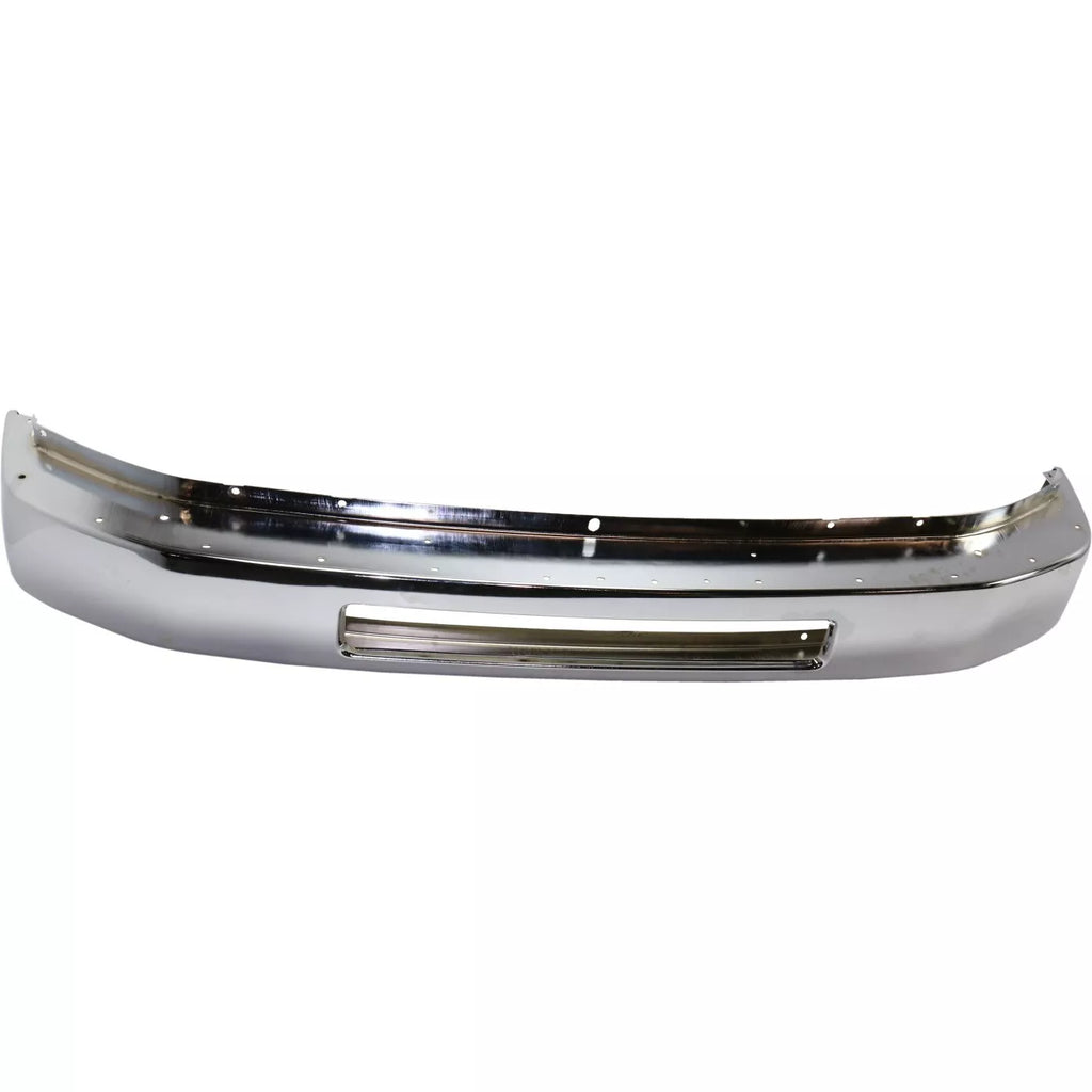 Front Bumper Face Bar Chrome Steel For 2008-2019 Ford E-150 E-250 E-350 Super Duty and E-450 Super Duty